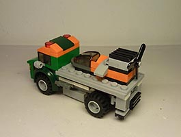 Набор LEGO Грузовик с платформой и судно на воздушной подушке