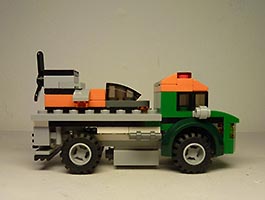 Набор LEGO Грузовик с платформой и судно на воздушной подушке