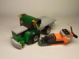 Набор LEGO Грузовик с платформой и судно на воздушной подушке