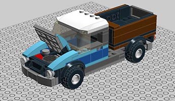 Набор LEGO Пикап для фермера