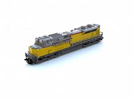 Набор LEGO MOC-5434 Локомотив SD-70 'Юнион Пасифик'