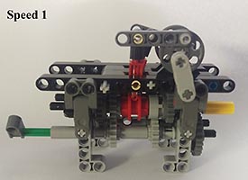 Набор LEGO 4-х скоростная трансмиссия на р/у (серво-мотор)