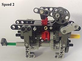 Набор LEGO 4-х скоростная трансмиссия на р/у (серво-мотор)