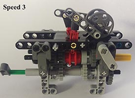 Набор LEGO 4-х скоростная трансмиссия на р/у (серво-мотор)