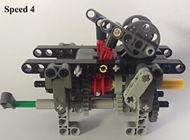 Набор LEGO 4-х скоростная трансмиссия на р/у (серво-мотор)