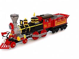 Набор LEGO MOC-5490 Американский паровоз