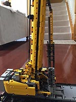 Набор LEGO MOC-5496 Силовой привод для крана GMK6400 (для подъема стрелы вертикально)