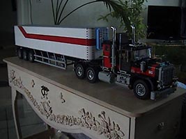 Набор LEGO MOC-5508 Прицеп-холодильник для тягача из 5571