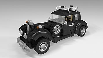 Набор LEGO Роллс-ройс Классик ('Психоделик' Джона Леннона)