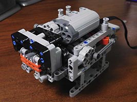 Набор LEGO MOC-5565 4-х скоростная коробка передач (с серво-мотором)