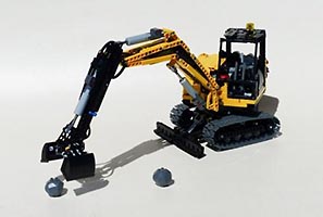 Набор LEGO MOC-5567 Экскаватор (на р/у)