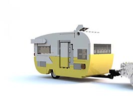 Набор LEGO MOC-5576 Прицеп 'Дом на колесах ' фирмы 'Шаста'