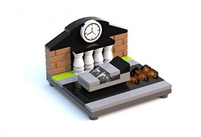 Набор LEGO Сцена из фильма 'Назад в будущее'