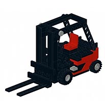 Набор LEGO MOC-5613 Вилочный погрузчик Linde