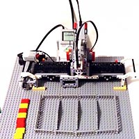 Набор LEGO MOC-5615 Улучшенный сортировщик цветов