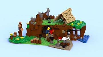 Набор LEGO MOC-5630 Домик в лесной глуши