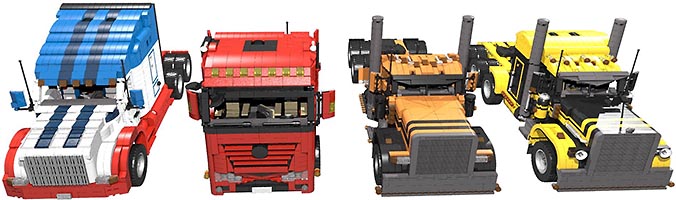 Набор LEGO Мерседес Актрос - тягач