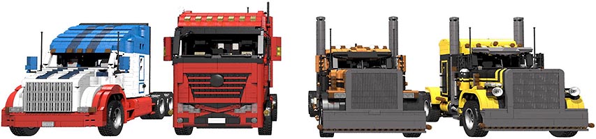 Набор LEGO Мерседес Актрос - тягач