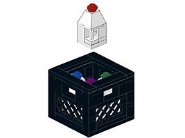 Набор LEGO Корзина для хранения молока