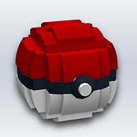 Набор LEGO Покебол (шар для поимки и хранения покемонов)