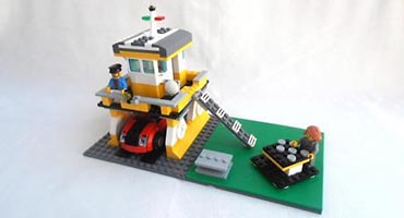 Набор LEGO MOC-5681 Пост спасателей на пляже