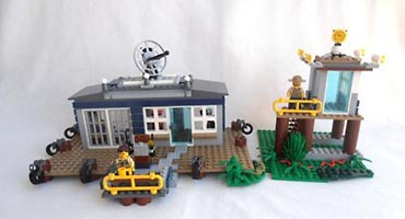 Набор LEGO MOC-5692 Штаб-квартира лесной полиции