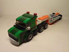 Набор LEGO Тягач с прицепом