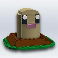 Набор LEGO Диглетт (покемон)