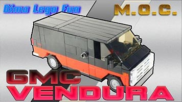 Набор LEGO MOC-5712 Мини-вэн GMC Вандура