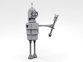 Набор LEGO Робот Бендер из м/ф 'Футурама'