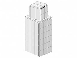 Набор LEGO Городская статуя в Квебеке