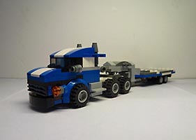 Набор LEGO Тягач с прицепом