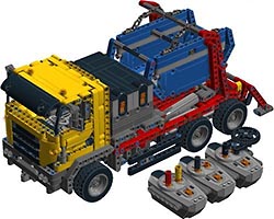 Набор LEGO MOC-5738 Контейнеровоз - с мотором и на р/у