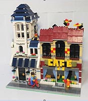 Набор LEGO MOC-5739 Кафе и музыкальный магазин