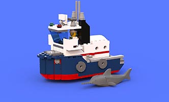 Набор LEGO Пароходик