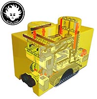 Набор LEGO MOC-5803 Робот, спрятавшийся под кубиком - брикбот