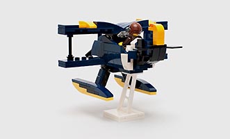 Набор LEGO Американский спортивный гидроплан Кертис R3C-0
