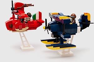 Набор LEGO Американский спортивный гидроплан Кертис R3C-0