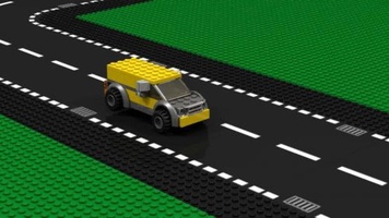 Набор LEGO MOC-5855 Yellow Van