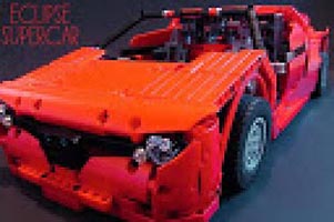 Набор LEGO 'Эклипс/Затмение' - суперкар с 4-х скоростной коробкой передач