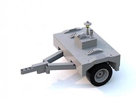 Набор LEGO MOC-5874 Автомобильный прицеп
