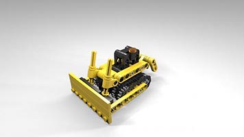 Набор LEGO MOC-5938 Мини-бульдозер