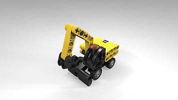 Набор LEGO MOC-5939 Мини-экскаватор