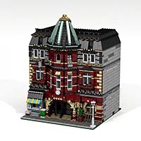 Набор LEGO MOC-5973 Школа из кирпича (модульное здание)