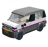 Набор LEGO custom legocity minivan