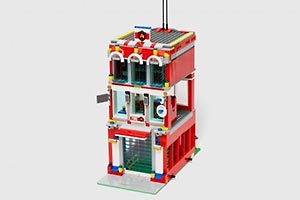 Набор LEGO Узкое здание пожарного депо