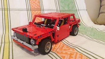 Набор LEGO Фиат-124 из 1970-х