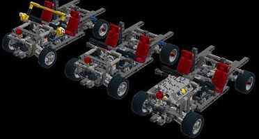 Набор LEGO Шасси для маленькой машины
