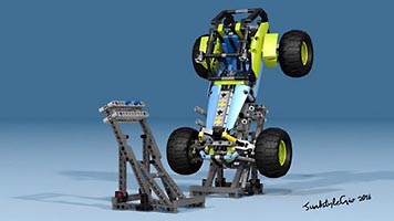 Набор LEGO MOC-6057 Simple stand for 42037