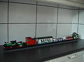 Набор LEGO MOC-6094 Motorised RC Bagagewagon for Seasonal trains 10173 + 10254
